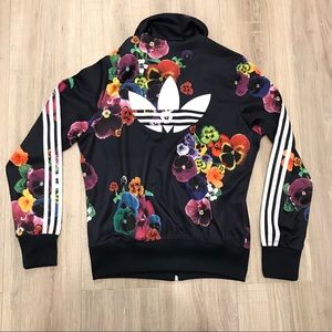 adidas floral burst jacket